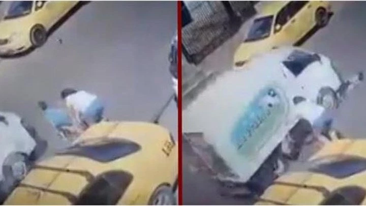 Σοκαριστικές εικόνες: Παιδί ξεφεύγει από τα χέρια της μάνας του και συνθλίβεται από φορτηγό – Bίντεο